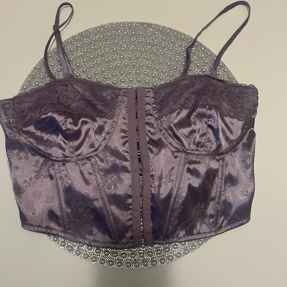 NWT LA Hearts corset top